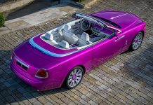 Rolls-Royce çiçek ile eşleşen canlı renkler