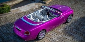 Rolls-Royce çiçek ile eşleşen canlı renkler