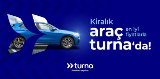 Turna.com, Araç Kiralama Hizmetini %30 İndirimle Sunmaya Başladı
